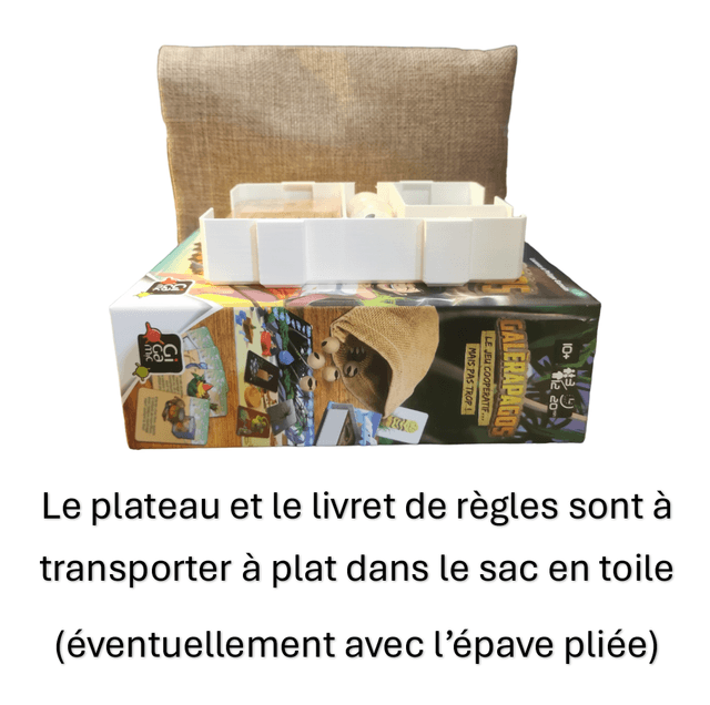 Galérapagos - Aménagement pour la boite d'origine - Module compatible boite de rangement compact