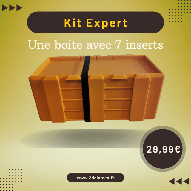 Boite de rangement compact - Kit expert