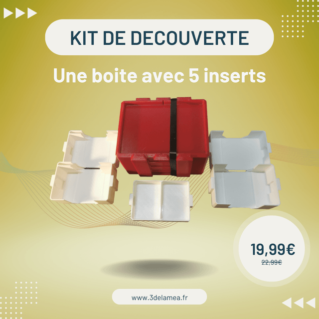 Boite de rangement compact - Kit de découverte
