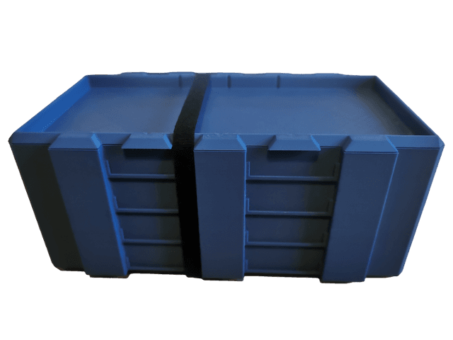 Boite de rangement compact garnie, assortiment sur mesure